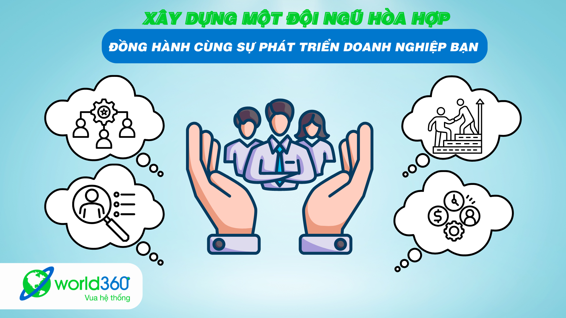 Làm thế nào để xây dựng một đội ngũ hòa hợp trong doanh nghiệp?