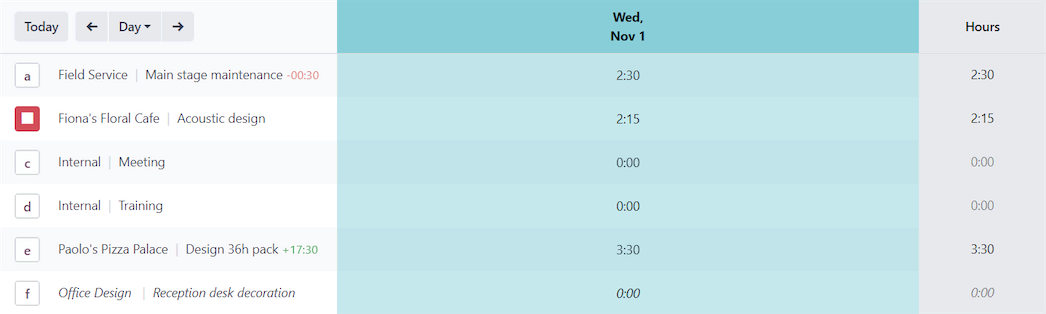 timesheet 1